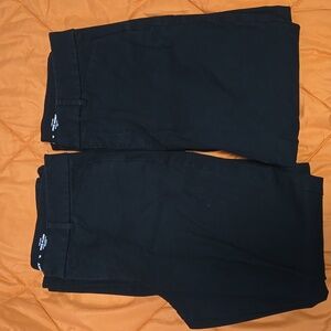 Old Navy Pixie Pants 2 Pairs Womens Size 12 Black Flare Skinny Fit Career High